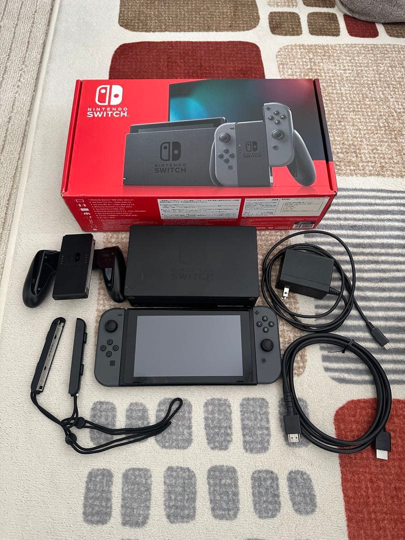 Nintendo Switch 本体 ジャンク品 グレー 付属品一式
