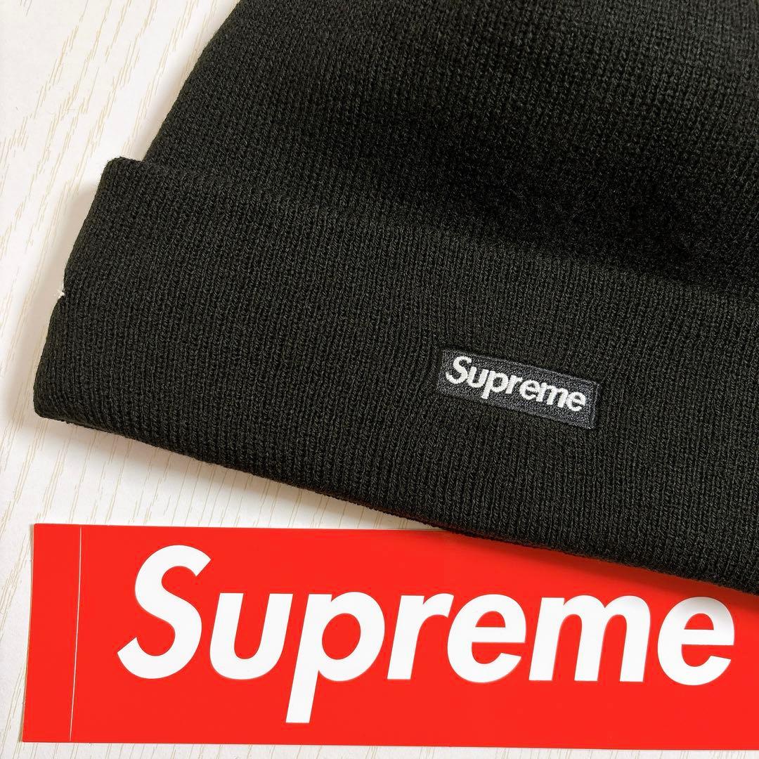 Supreme NEW ERA ツノ　デビル　Sロゴ ニット帽　ブラック　黒