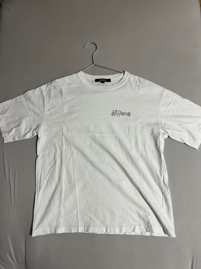 IDEASWAM ホワイト Tシャツ iDea刺繍