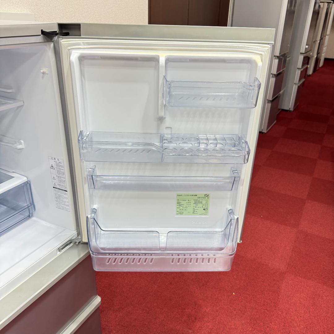 (30)都内23区配送無料　美品AQUA 3ドア冷蔵庫 272L　 2018年製