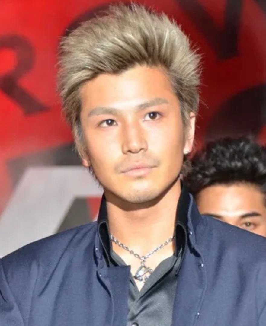 クローズZERO 岩田剛典 スペード形状シルバー調ネックレス