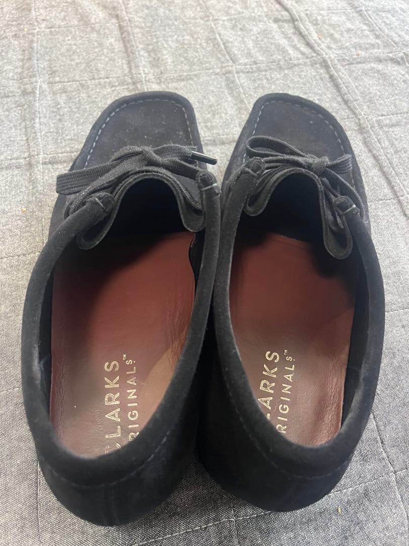 Clarks Originals Wallabee 黒スエード26.5cm