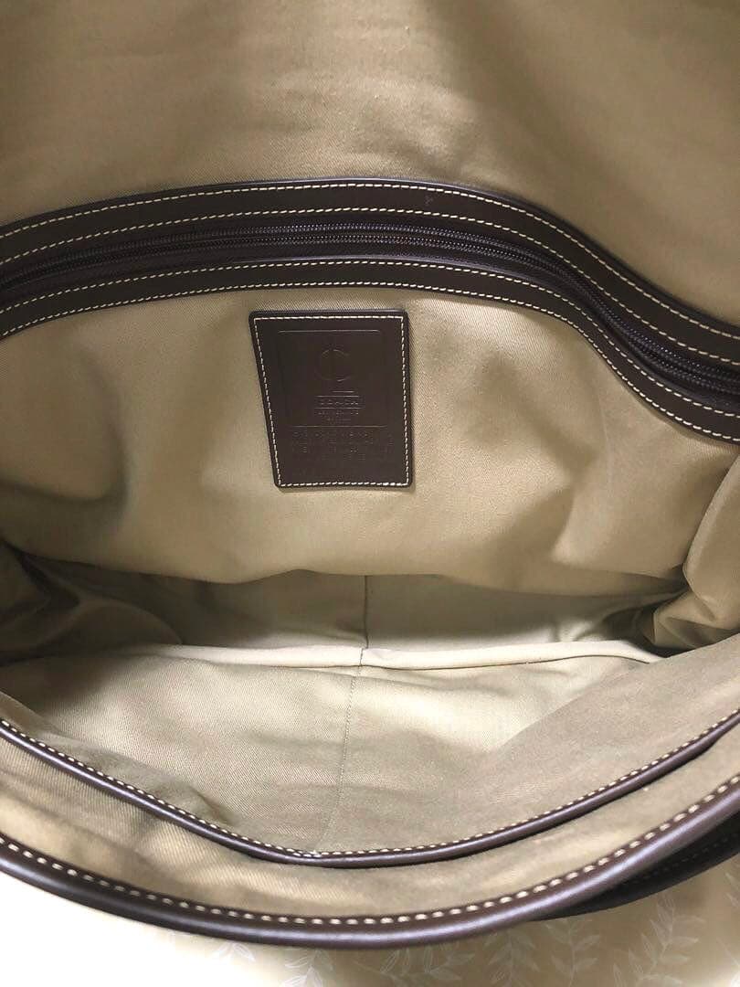 COACH コーチ　メッセンジャーバッグ　ショルダーバッグ　メンズ　ベージュ