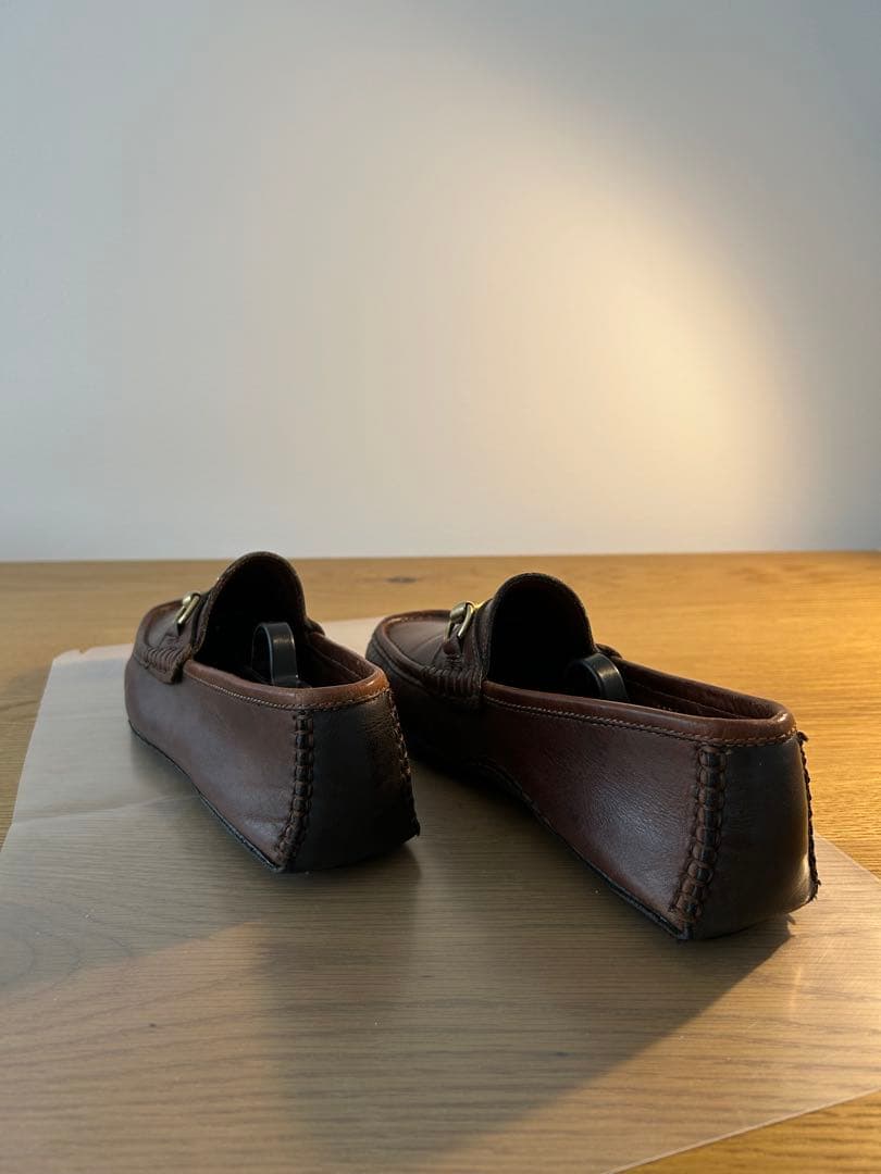 GUCCI グッチ ビットローファー ドライビングシューズ 25.5cmブラウン