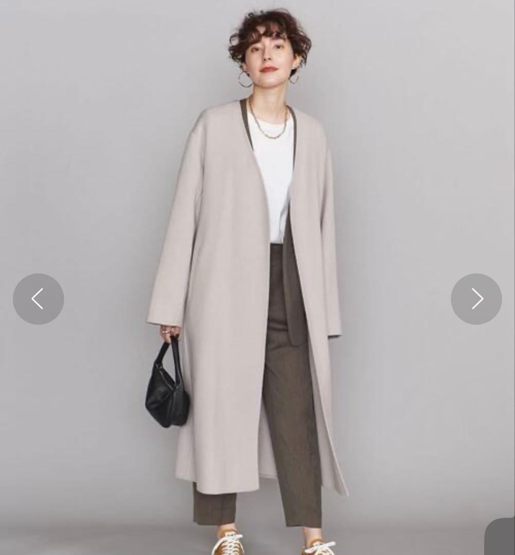 BEAUTY&YOUTH UNITEDARROWS カラーレス×ポンチョ コート