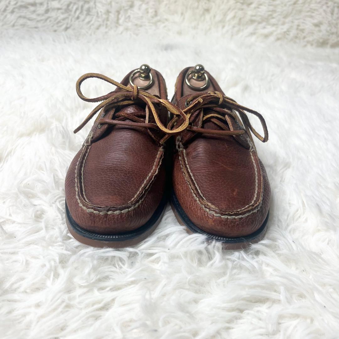 【美品】 ポロラルフローレン デッキシューズ 3EYE 26.5cm ブラウン