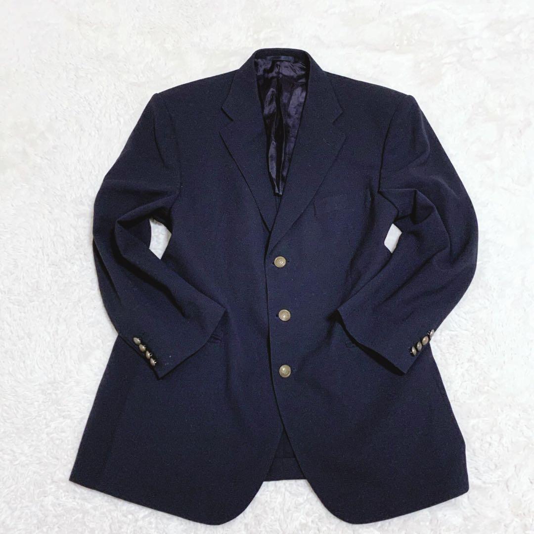 ✨希少✨dunhill ダンヒル　2XL 紺ブレ 金ボタン　テーラードジャケット