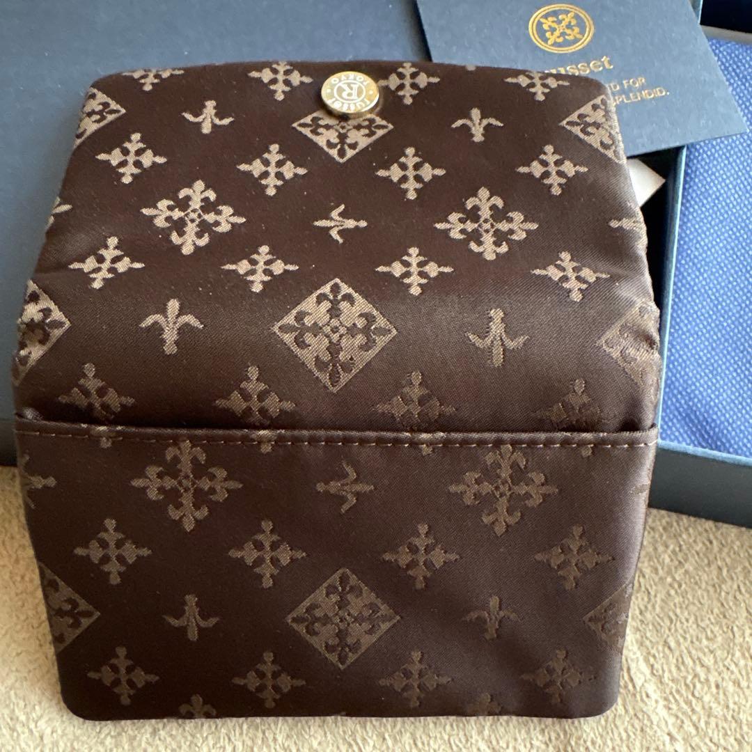 新品　russet 二つ折り 名刺入れ レッド/ブラウン