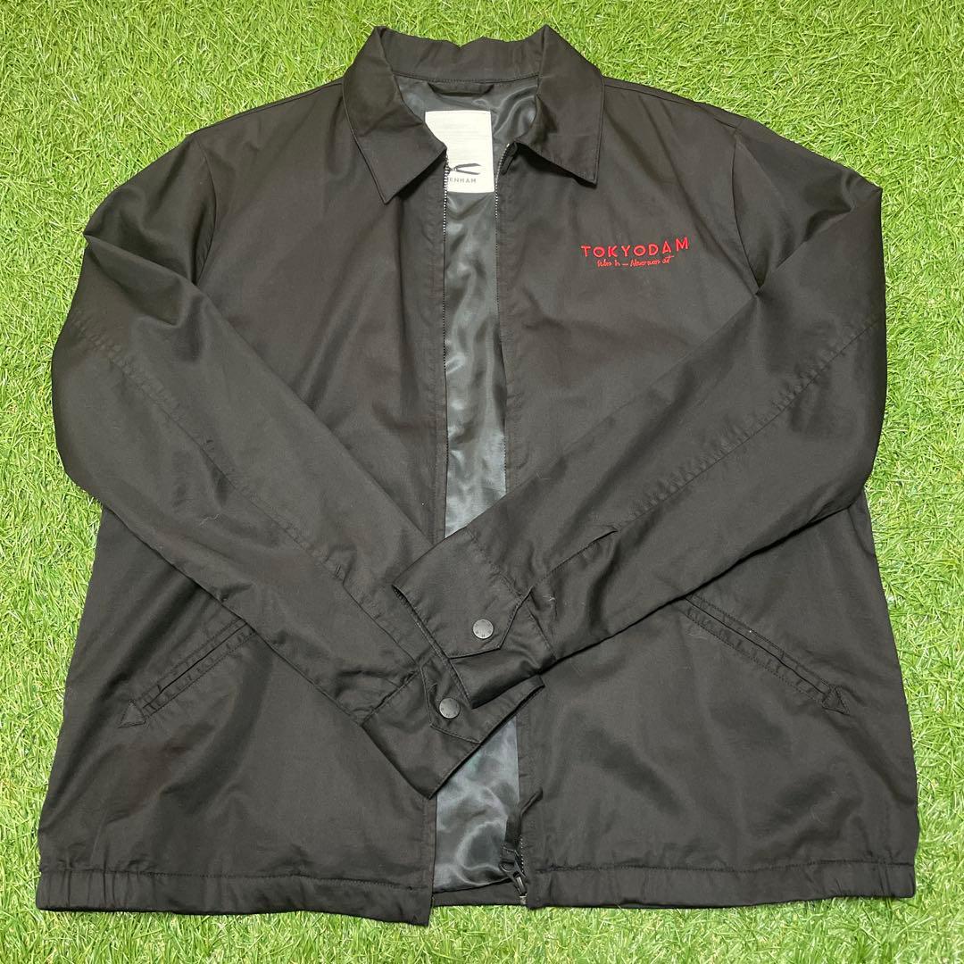 DENHAM デンハム レイトン スカジャン　スカル　刺繍 zip up JKT
