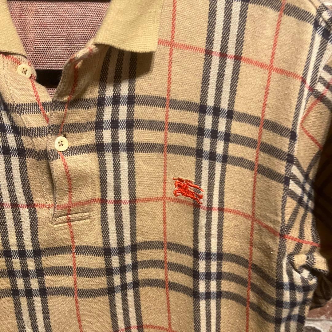 Burberry's チェック柄 半袖ポロシャツ