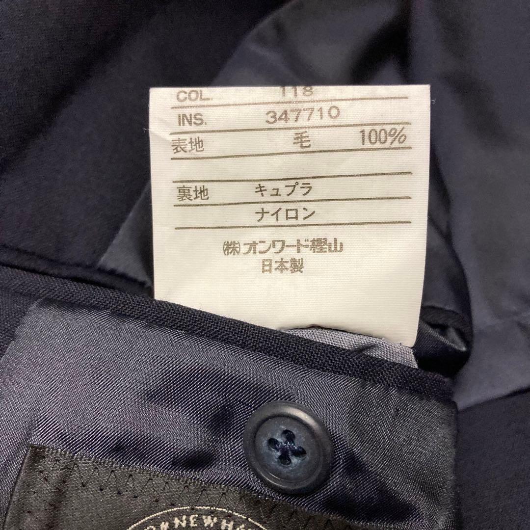 J.PRESS 紺ブレ 金ボタン 3つボタン段返り 赤ラベル ネイビー A6 L