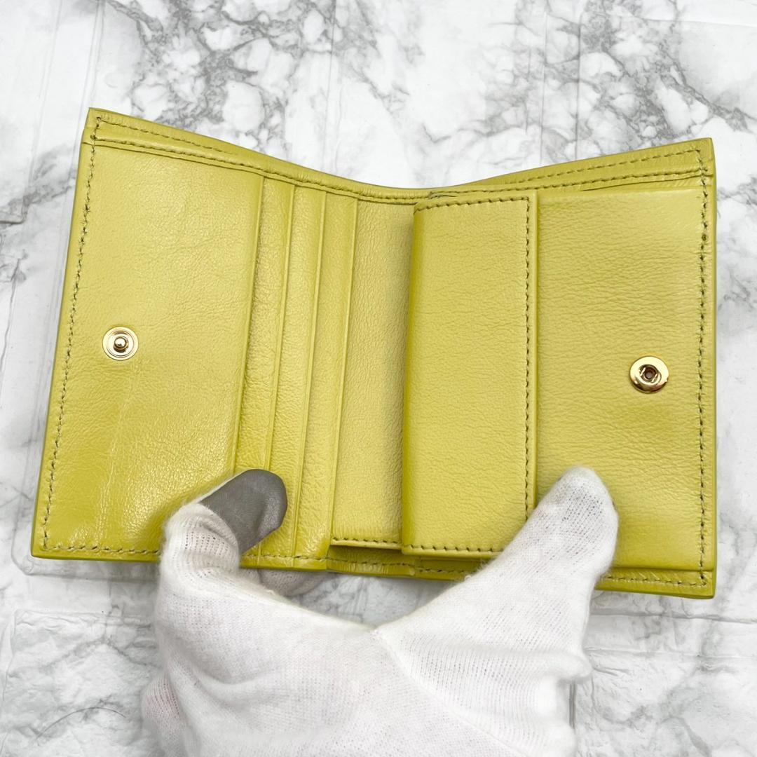 未使用級✨MARNI 二つ折り財布 ミニウォレット TRIFOLD WALLET