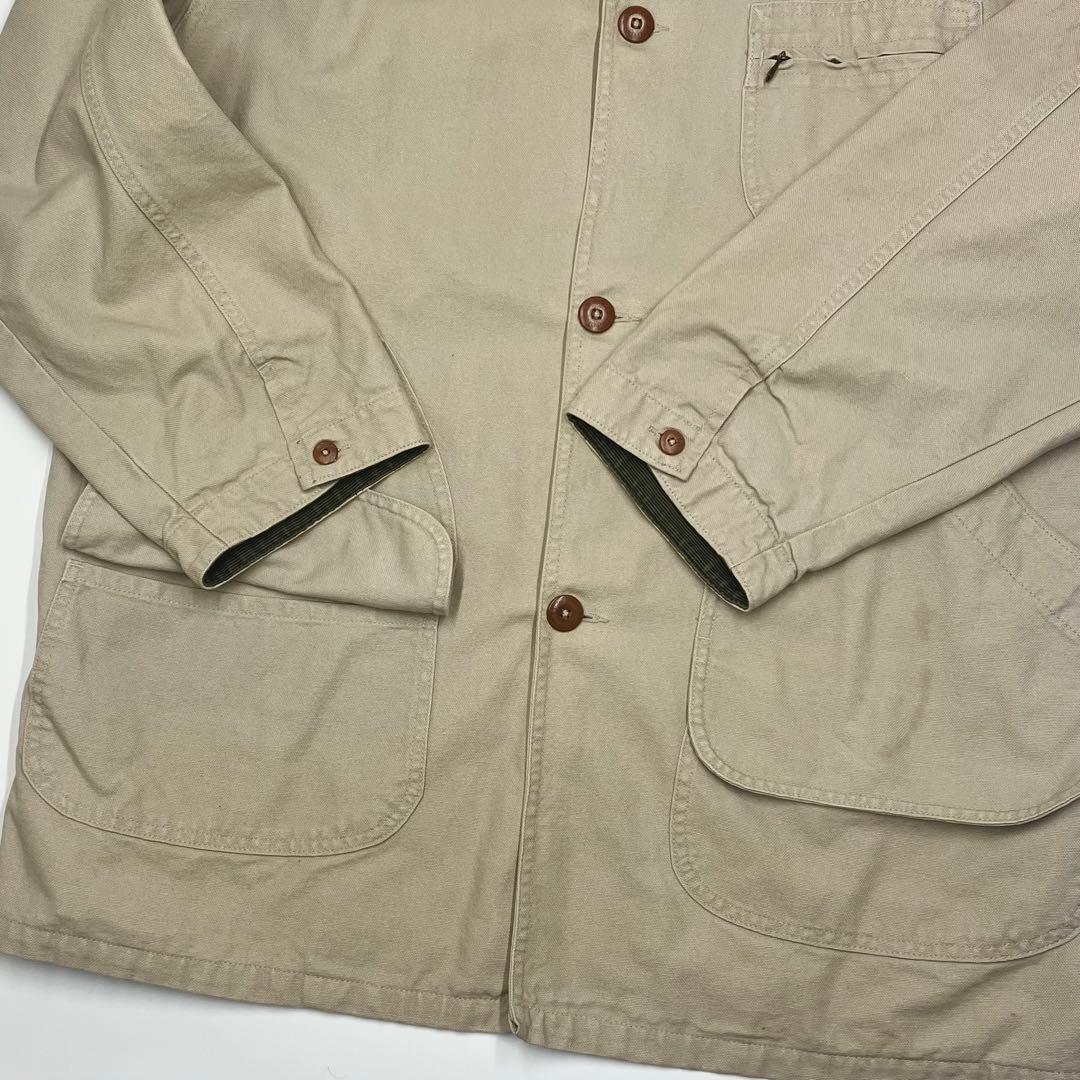 【裏地】90s L.L.Bean カバーオール XL 古着 ハンティング コーズ