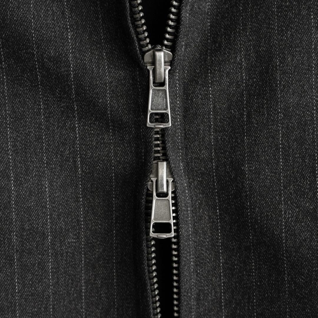 TECH WOOL GABARDINE ZIP BLOUSON ストライプ 新品