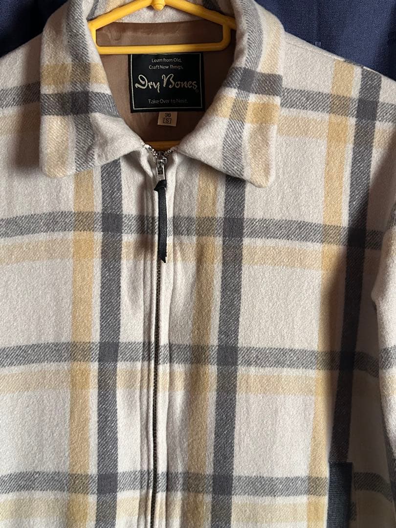ドライボーンズ ブルゾン Wool Plaid Sport Jacket