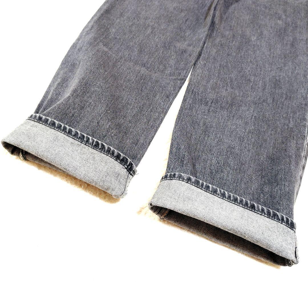 FRAMeWORK DENIMスリムストレートレッグパンツ ブラック Lサイズ
