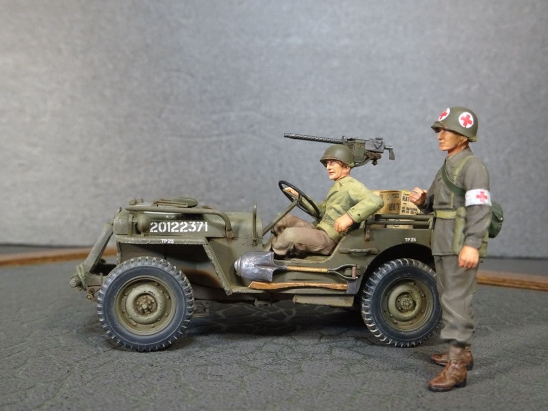 タミヤ1/35 US ジープウィリスMB プラモデル完成品