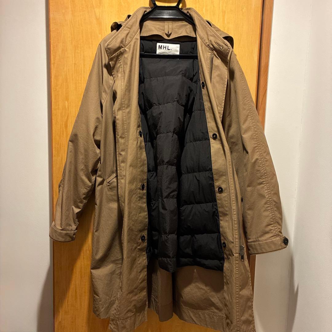 り*り様 MHL. マーガレットハウエル モッズコート カーキ M
