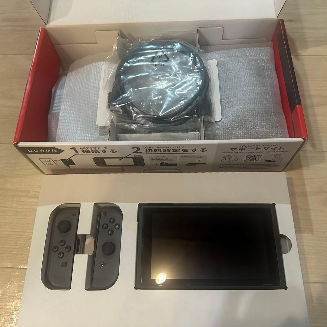 Nintendo Switch 本体 グレー HAC001(01)バッテリー強化