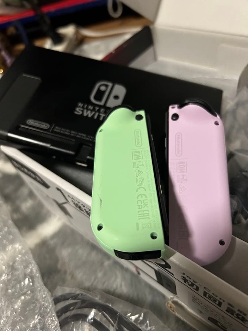 NintendoSwitch 本体 ミントグリーン・パープル Joy-Con付き