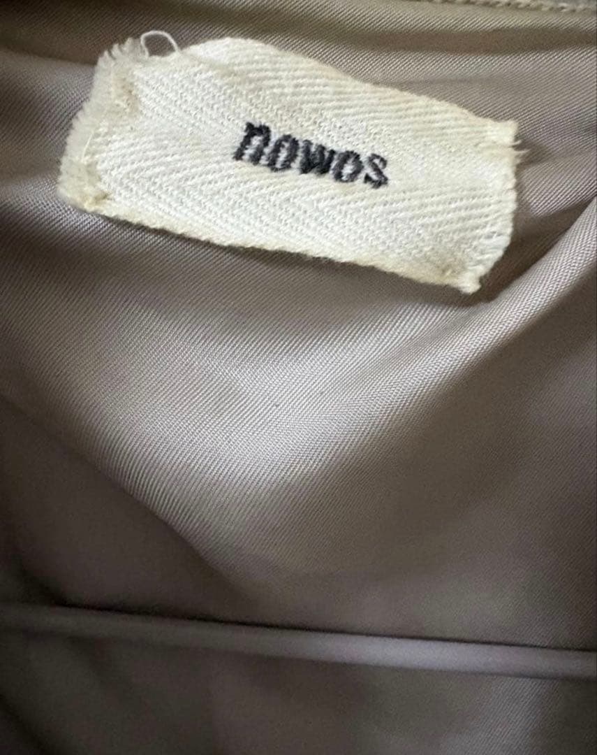 nowos モヘアニットガウン グレー