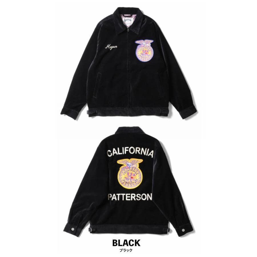 新品＊HOUSTON ヒューストン FFA ジャケット ブラック XXL