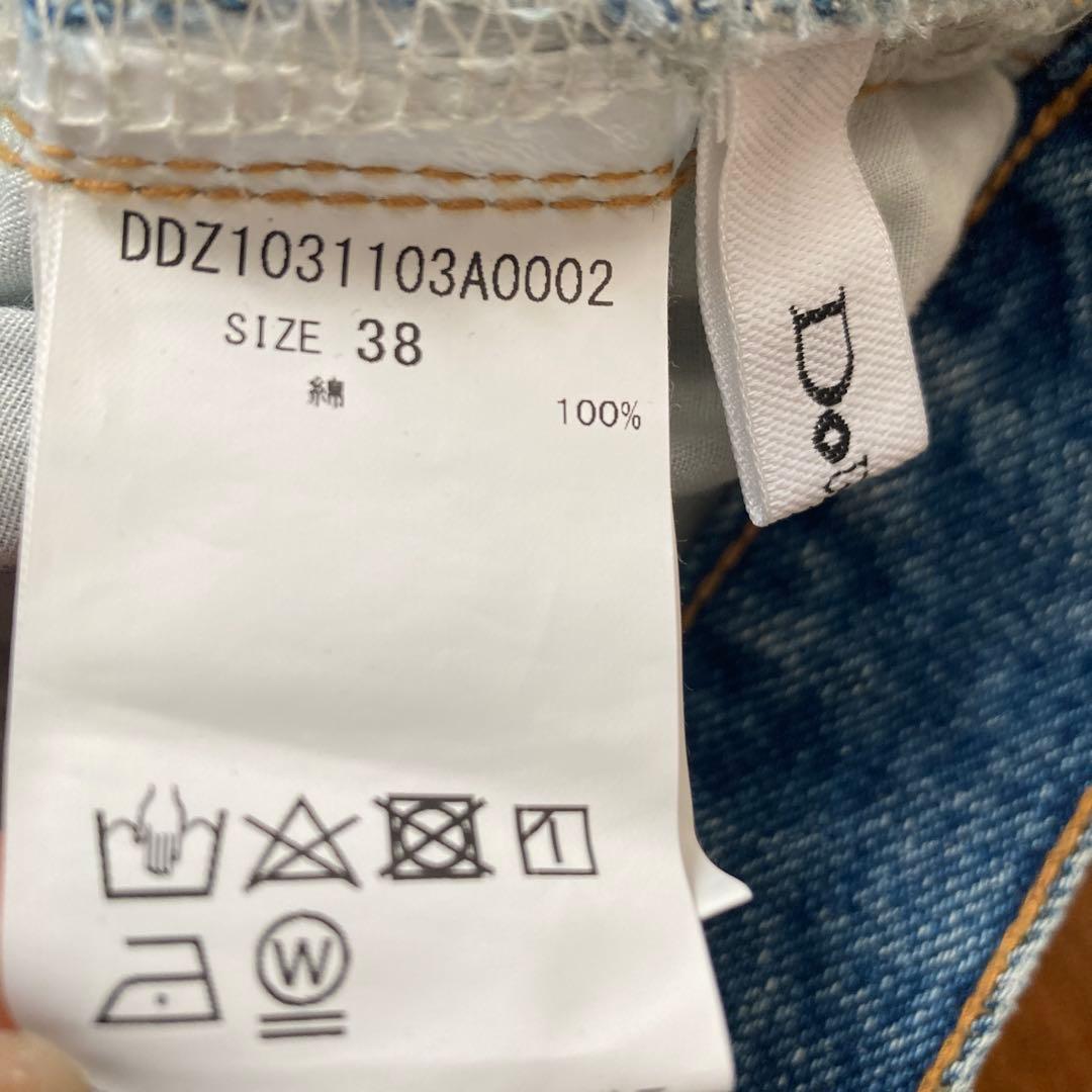 お正月SALE【サイズ38】DouDou ダメージカーブデニム ダメージ加工
