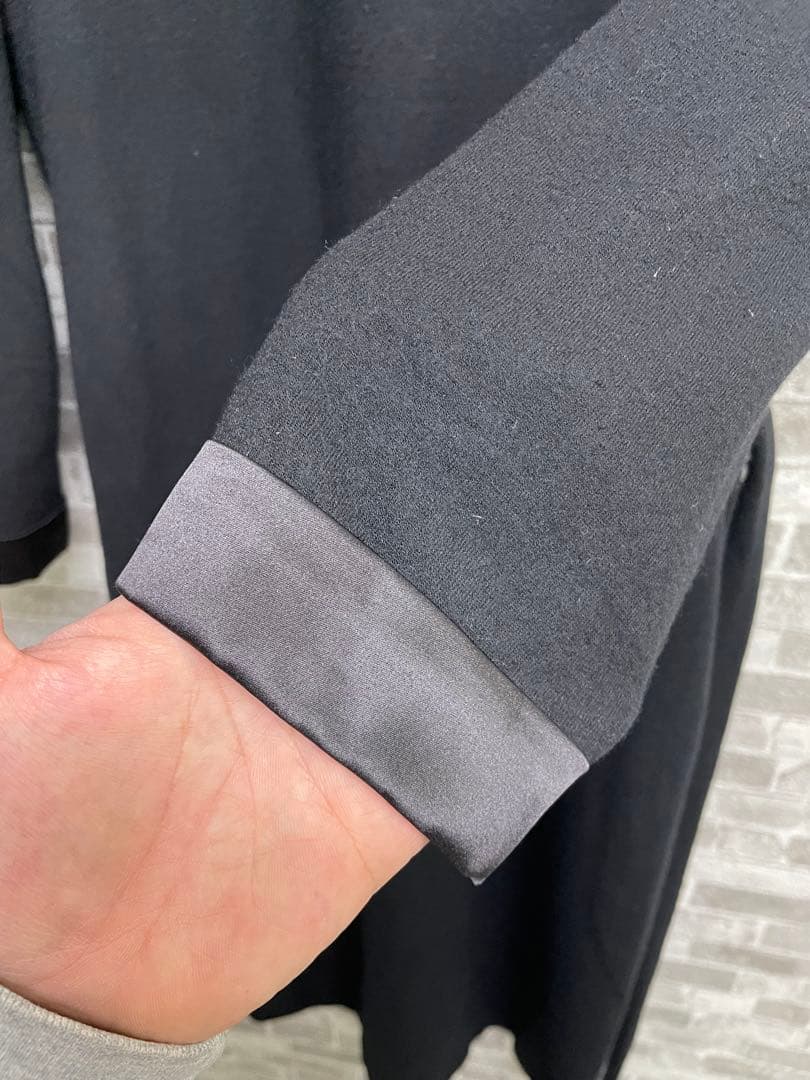 極美品　Peserico 黒 長袖　ワンピース　ドレス　ウール　イタリア製