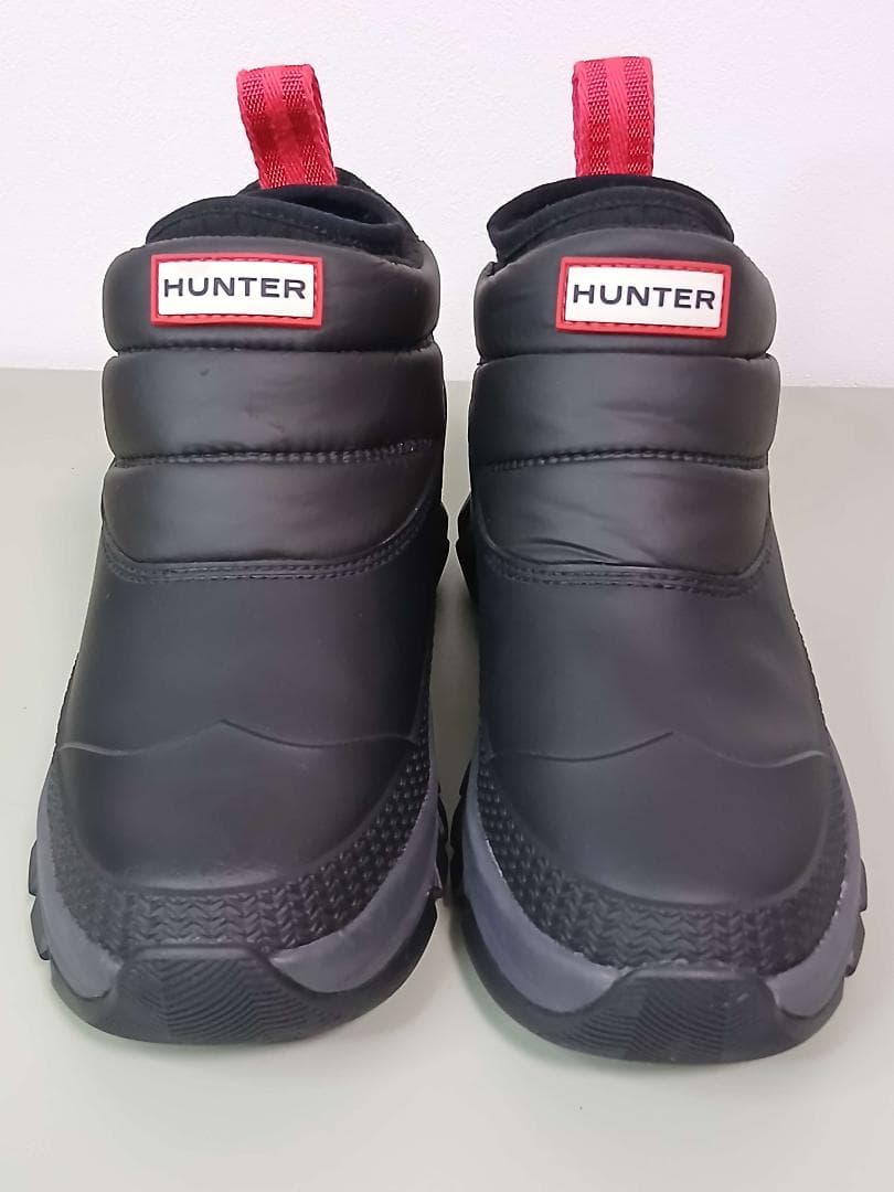 未使用級☆ HUNTER アンクル スノーレインブーツ 防水性