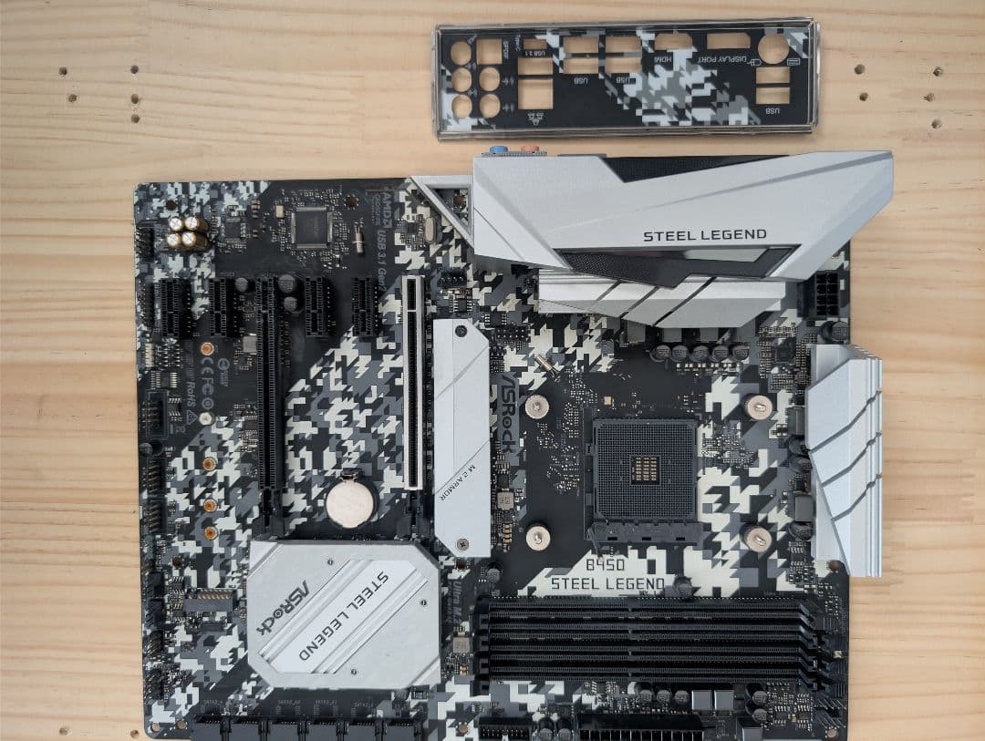Ryzen5 3600 + B450 Steel Legend 動作品 箱付