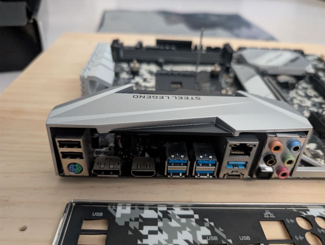 Ryzen5 3600 + B450 Steel Legend 動作品 箱付