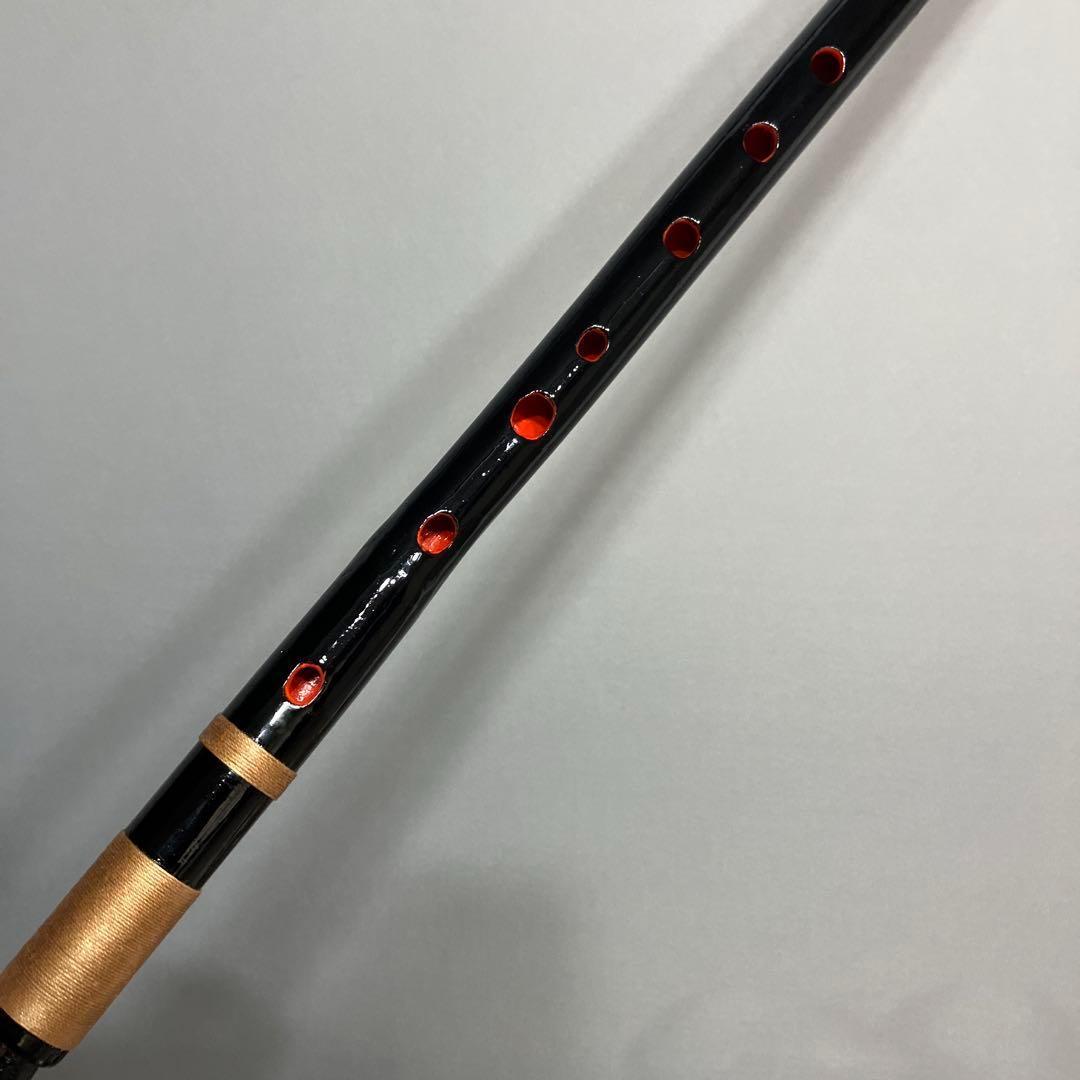 篠笛　三本調子 Ｇ管　MR3-54 黒塗　唄物　ドレミ調　天地糸巻 西洋音階