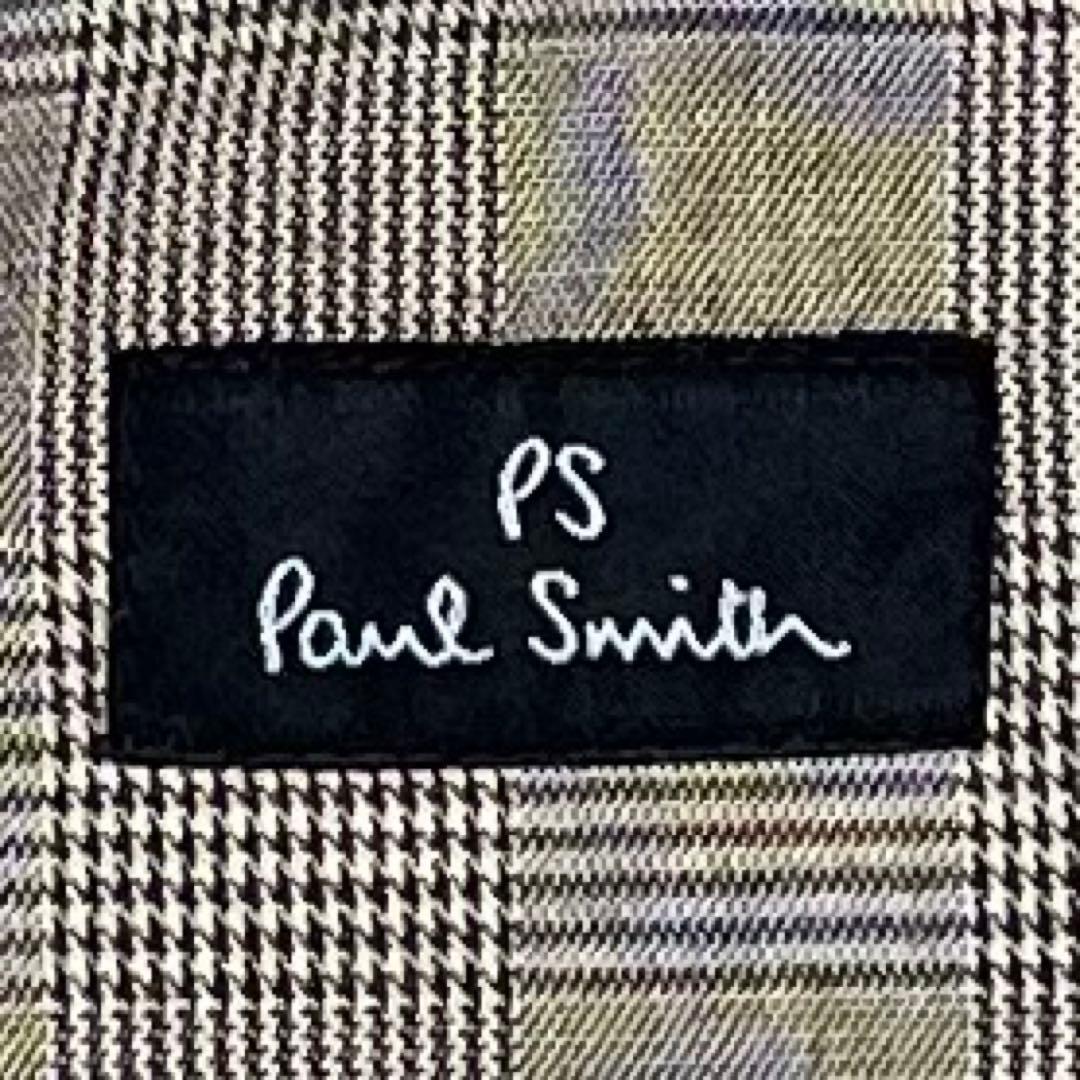 【極美品】Paul Smith グレンチェック ミリタリーブルゾン メンズ L