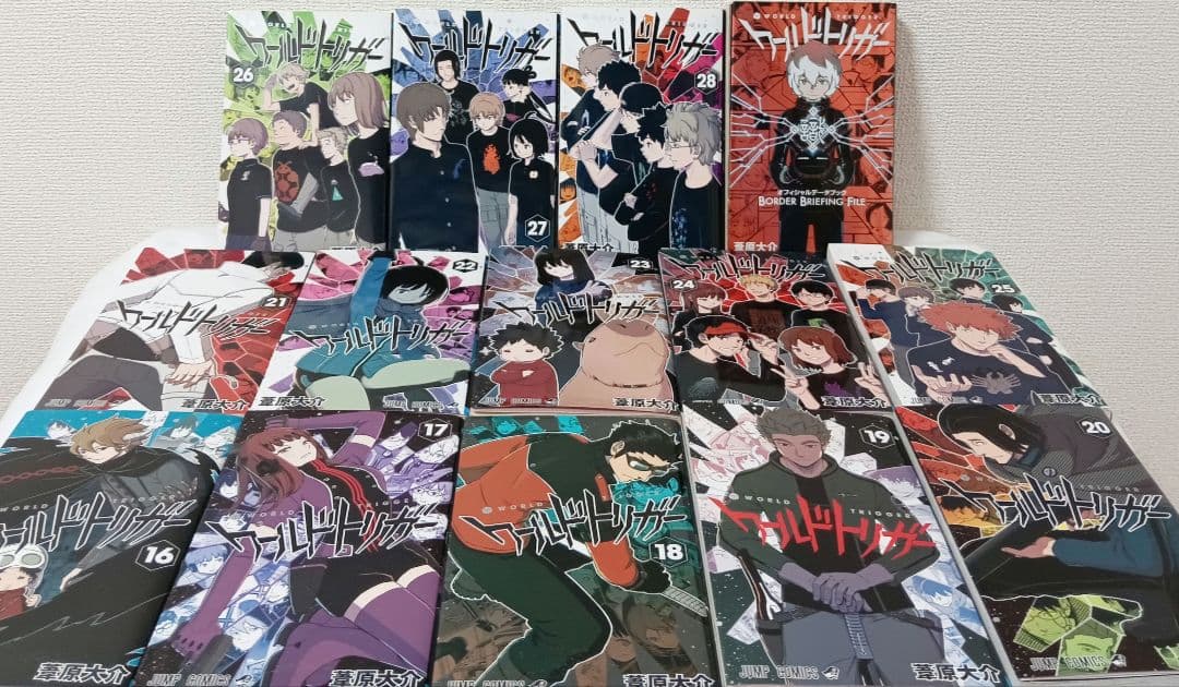 【既刊全巻】ワールドトリガー全28巻　オフィシャルデータブック 　特典ペーパー