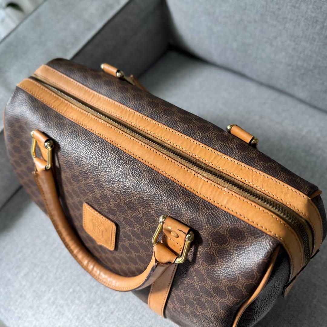 CELINE セリーヌ マカダム ボストンバッグ ハンドバッグ