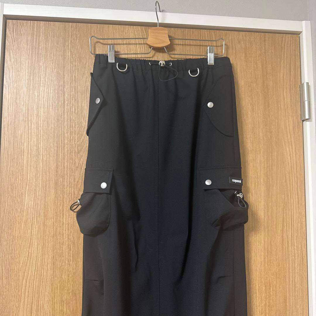 コペルニ　coperni カーゴマキシスカート　ロングスカート　ブラック