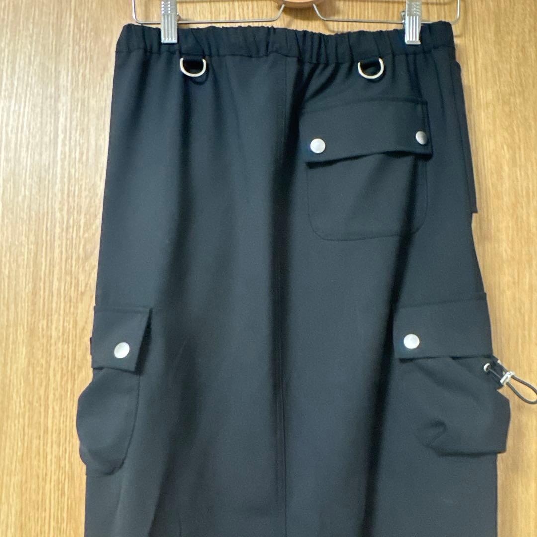 コペルニ　coperni カーゴマキシスカート　ロングスカート　ブラック