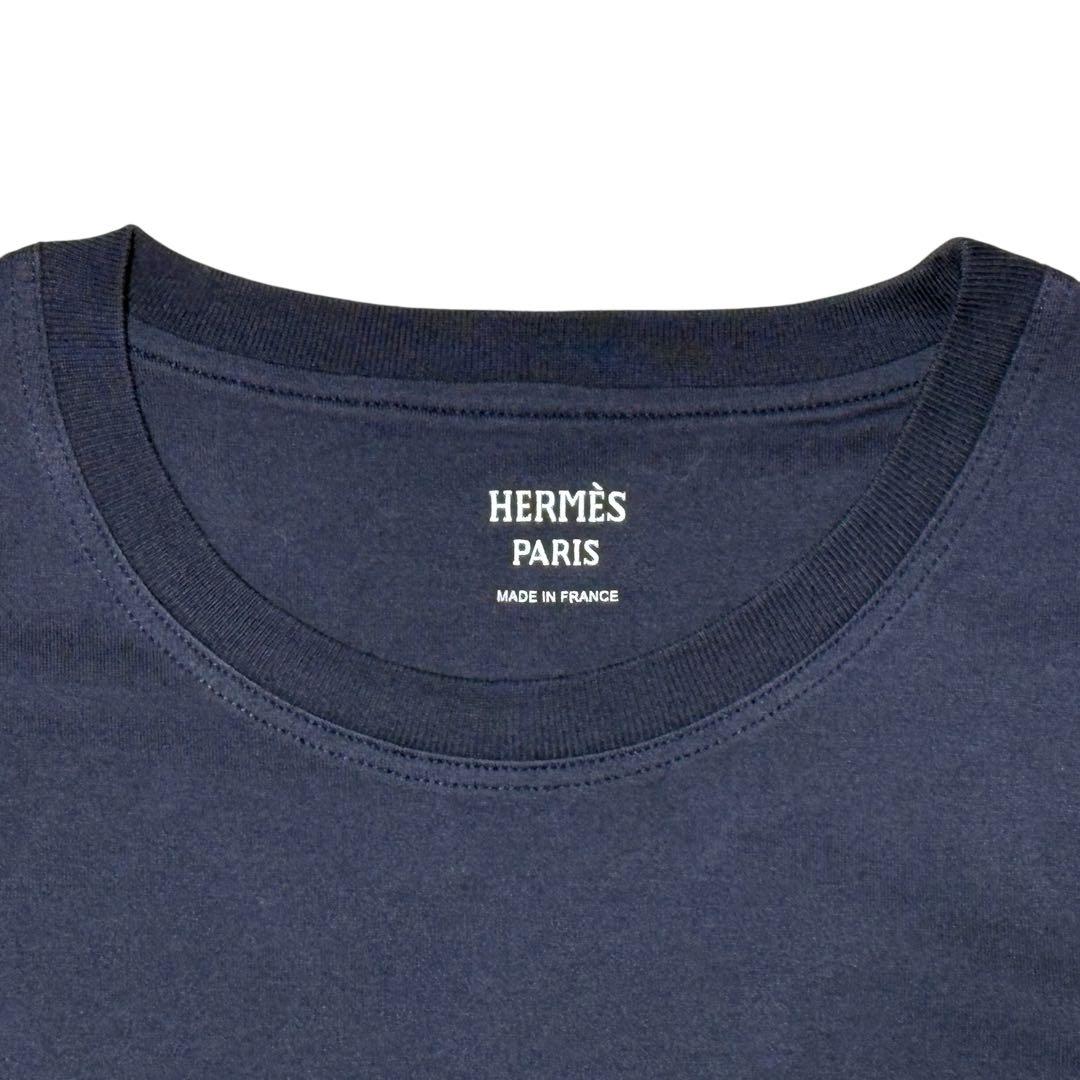 HERMES エルメス Hロゴ モザイク Tシャツ 38