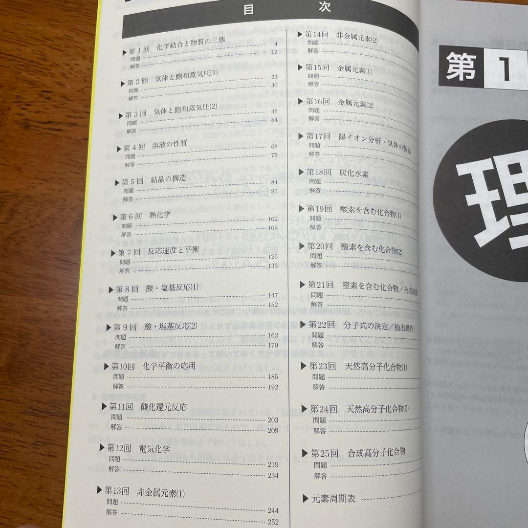 鉄緑高3 化学発展講座　問題集