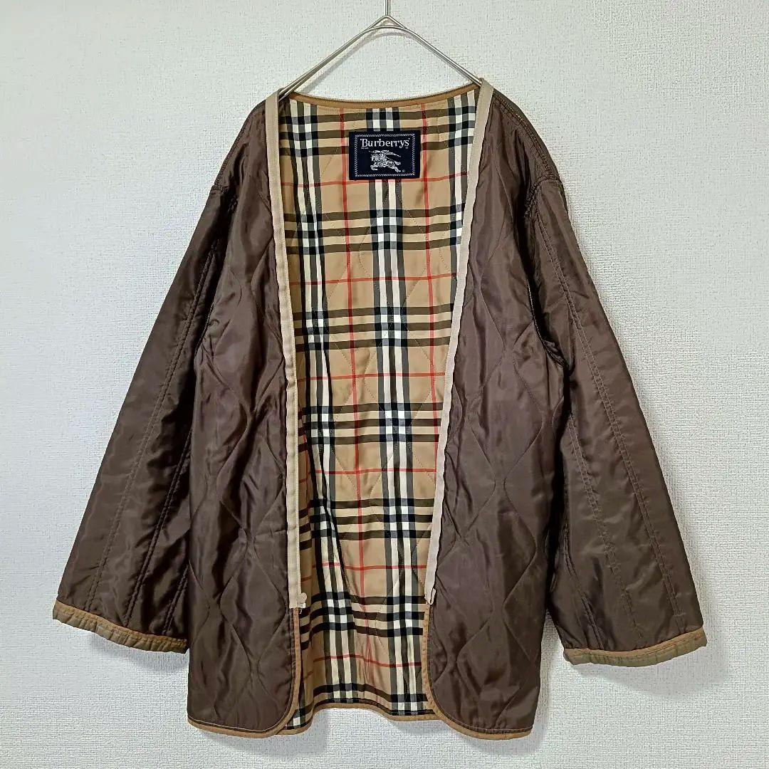 BURBERRYS ライナー付 フード収納 ドローコードコート　L