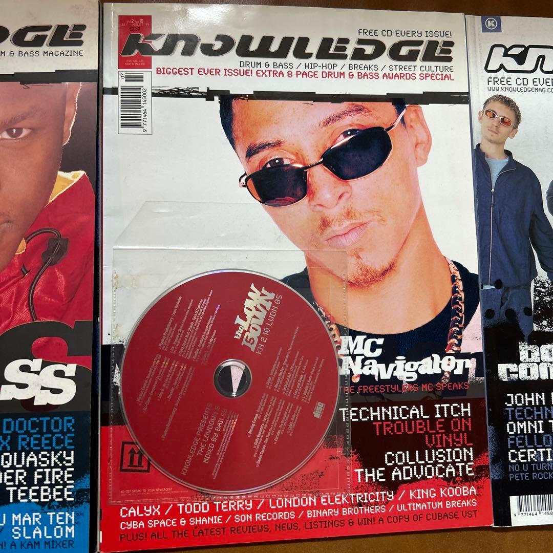 希少　ドラムンベース誌　CD付knowledge magazine  3冊