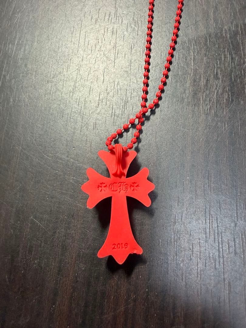 クロムハーツ CHROME HEARTS ラバースモールクロスネックレス