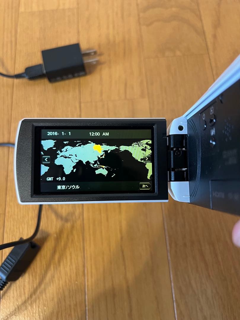 美品 SONY ソニー HDR-CX680 ホワイト ビデオカメラ ハンディカム