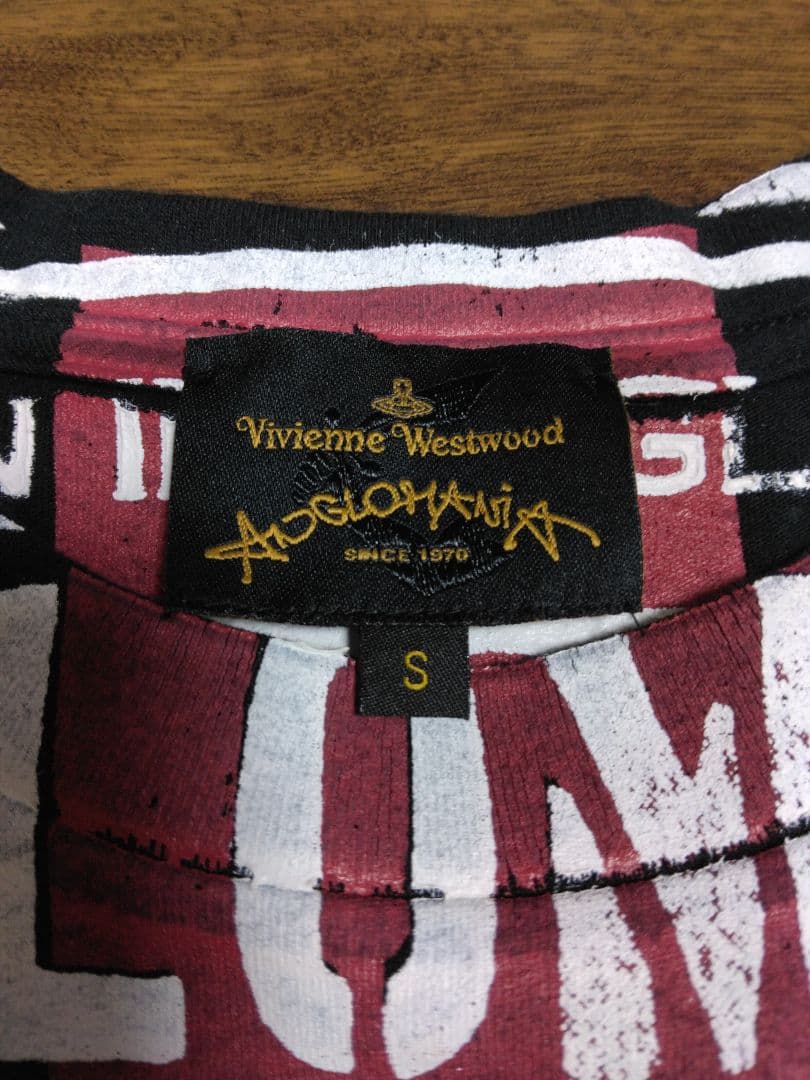 Vivienne WestwoodANGLOMANIA Tシャツ S UKカラー