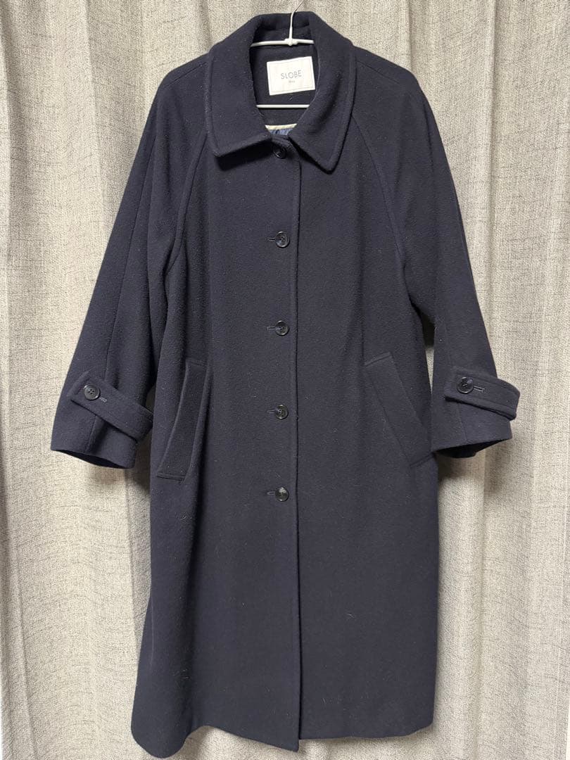 サイズ36＊SLOBE IENA＊ウールモッサステンカラーコート