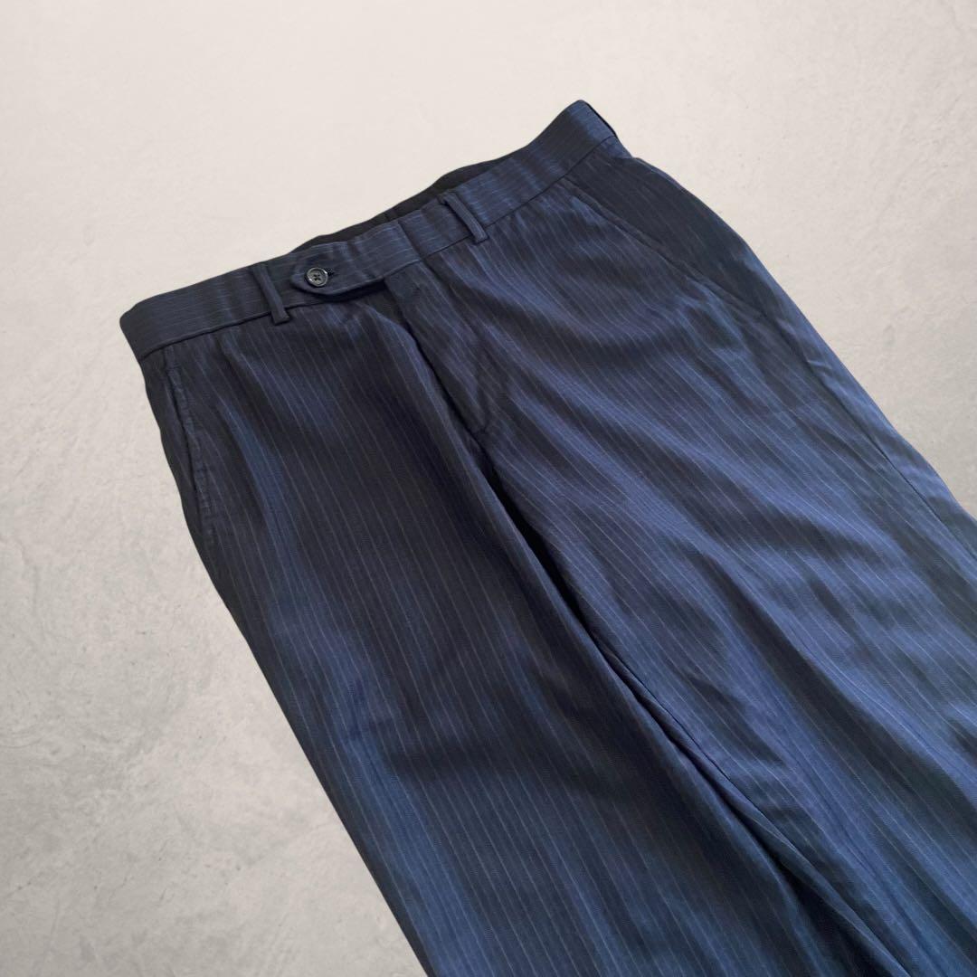 c-boy style 90sレトロ総柄ニット brooksストライプPT M