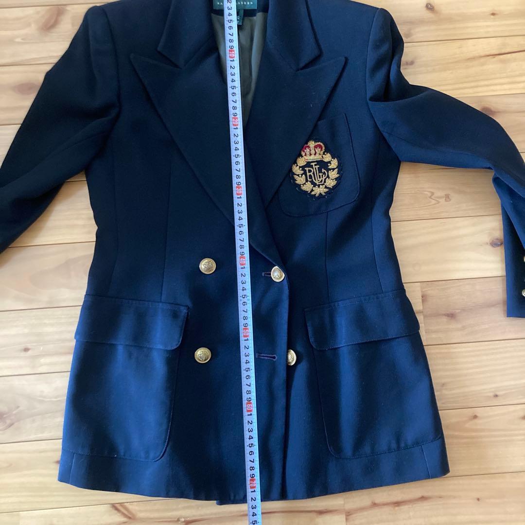 LAUREN RALPH LAUREN tailored jacket 紺ブレ
