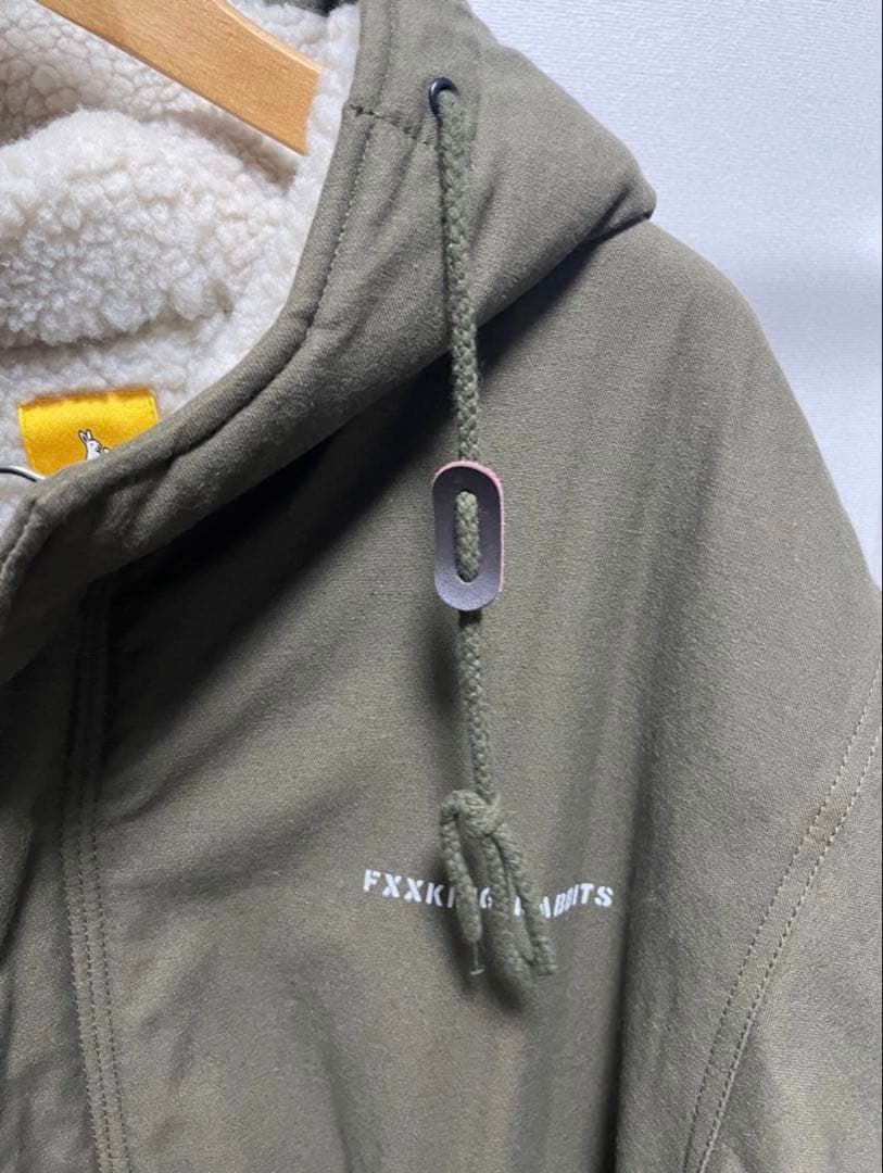 FR2 NO PHOTOS 裏ボアモッズコート カーキ　XL 美品　冬用アウター