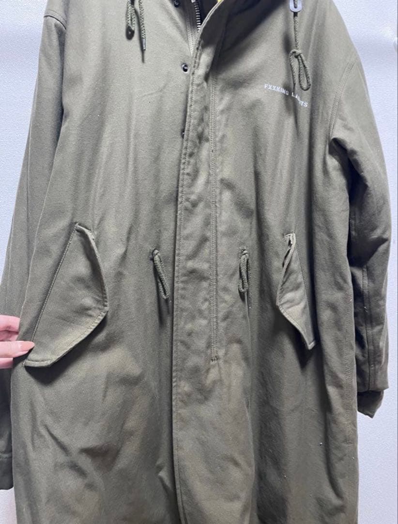 FR2 NO PHOTOS 裏ボアモッズコート カーキ　XL 美品　冬用アウター
