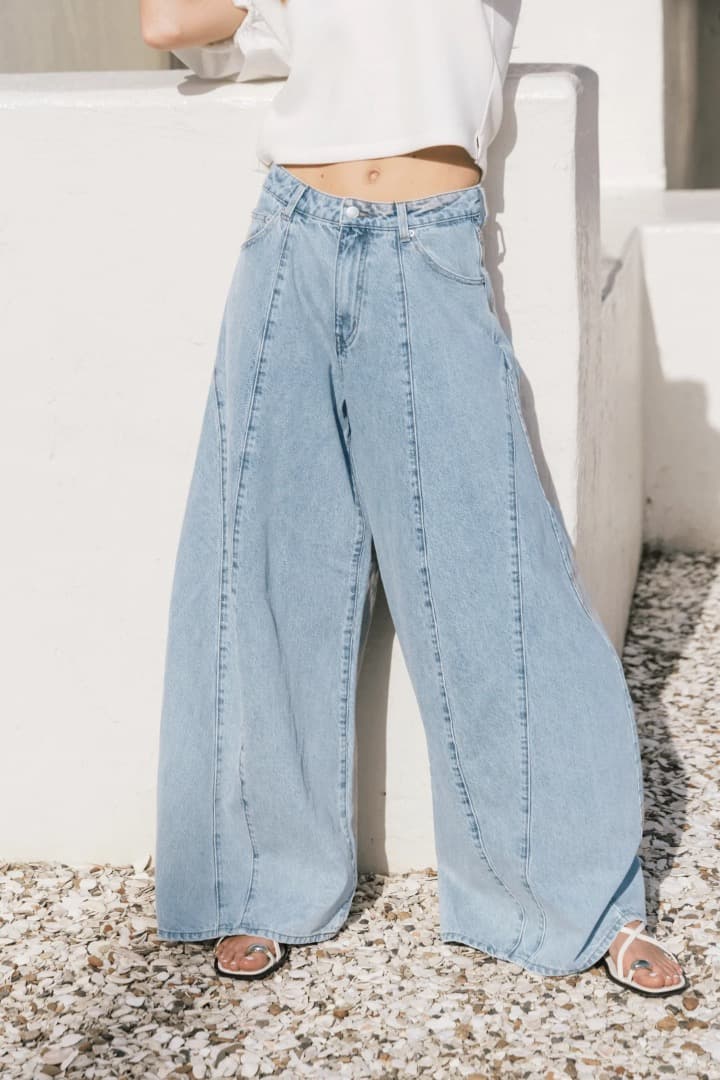 パンツ THE TOE Santorini Denim Pants